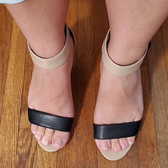 Color Block Wedge Heels - Picture 8 of 8